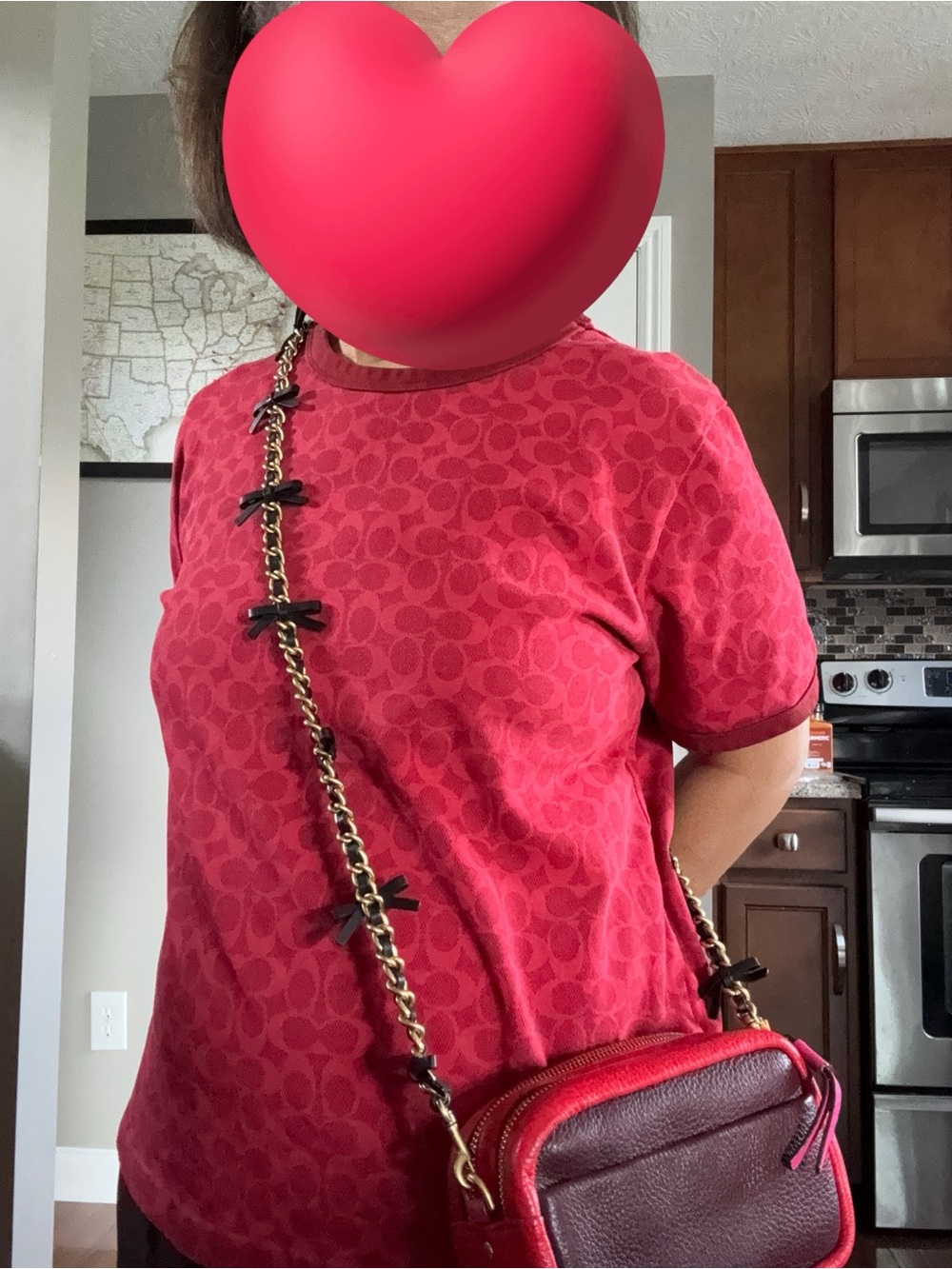 🖤 Black Leather and Gold-Tone Chain Strap🖤 - Picture 16 of 16
